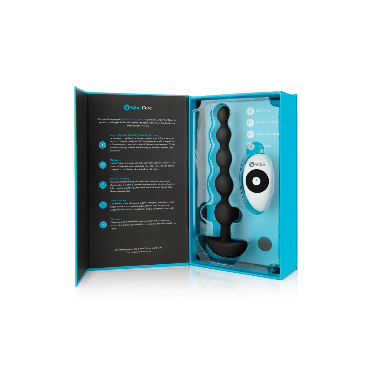 Anaalihelmet B-Vibe 9516 Silikoni